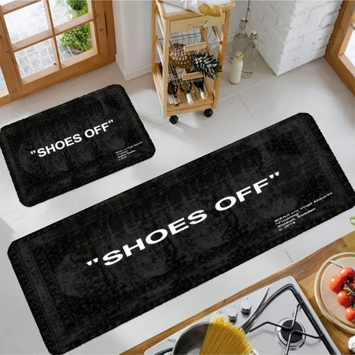 "Shoes Off" Rug