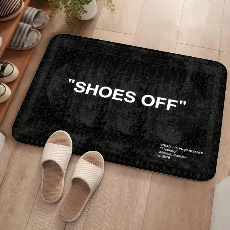 "Shoes Off" Rug